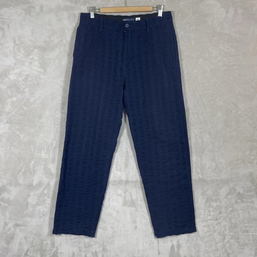Levis Made & Crafted Loose Trouser Pants 176100002 NAVY BLUE MENS SIZE 31
